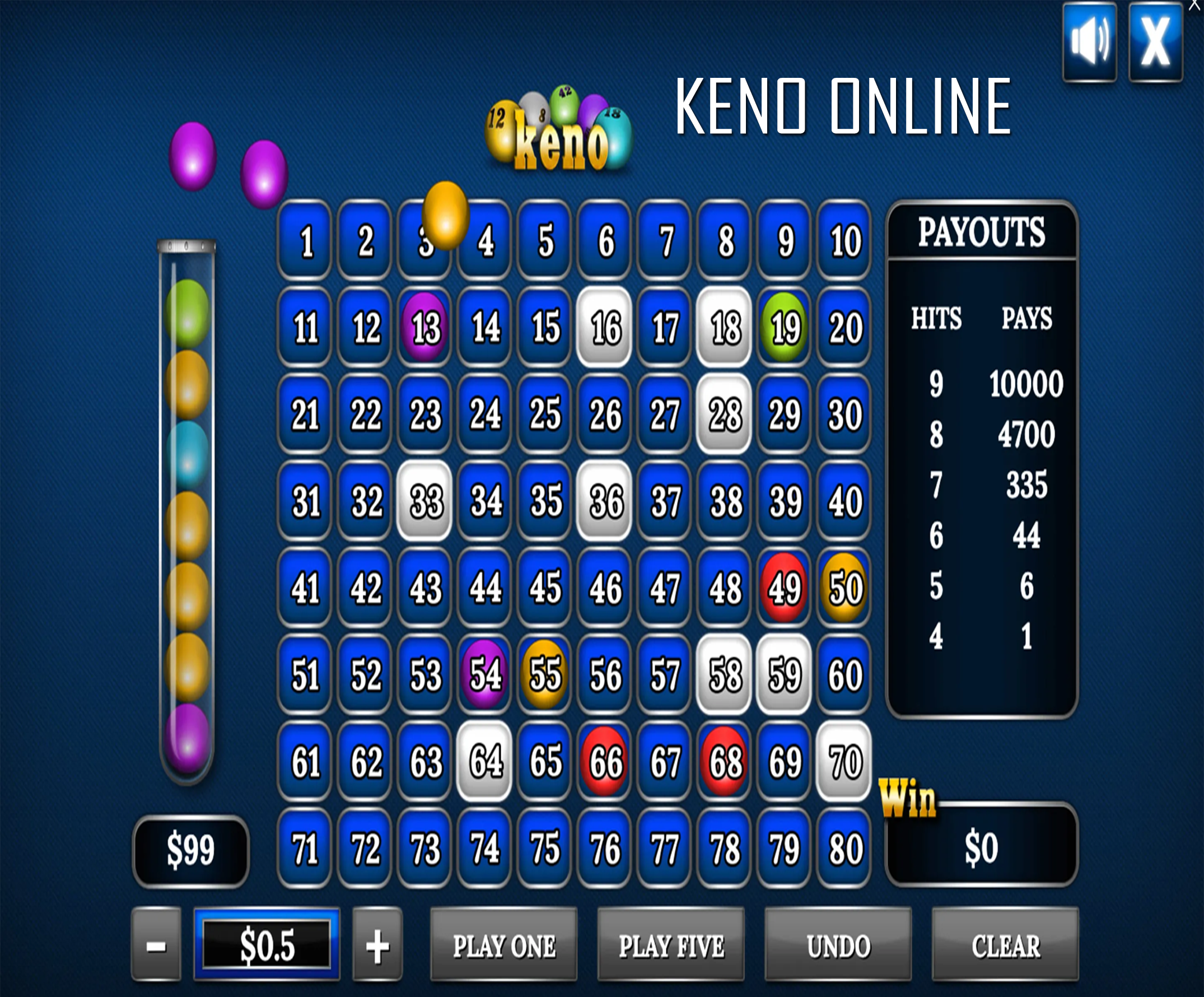 Keno Online
